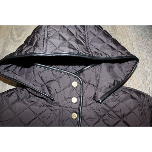 Lauren Ralph Lauren Women's Diamond Quilted Hooded Jacket NWT $235 - Picture 8 of 10
